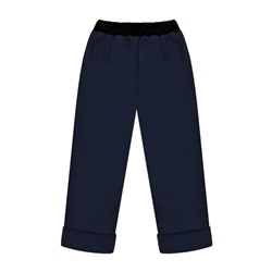 Синие утеплённые брюки для мальчика 75727-МО18