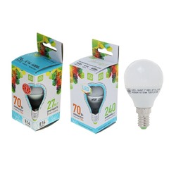 Лампа светодиодная ASD LED standard, Е14, 7.5 Вт, 230 В, 4000 К, 675 Лм