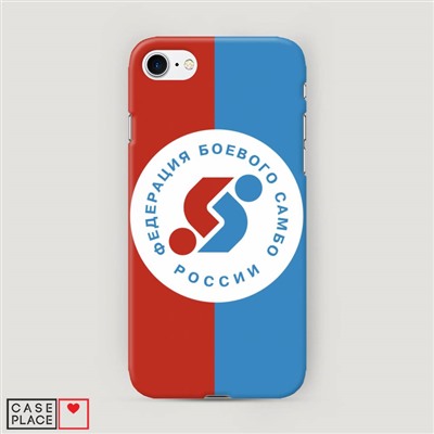 Пластиковый чехол Федерация боевого самбо России на iPhone 8