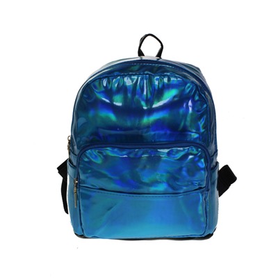 Силиконовый рюкзак Nacre перламутрово-синего цвета.