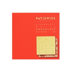 Шоколад белый Patiswiss Клубничный 33% 70 г