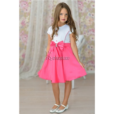 Платье нарядное для девочки арт. ИР-036-1, цвет малина