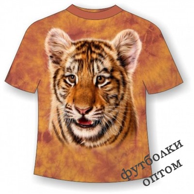 Подростковая футболка с тигренком ММ 798