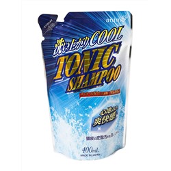 JP/ Rocket Soap Tonic Shampoo Refill Шампунь для волос Охлаждающий (сменный блок), 400мл/ПЭТ