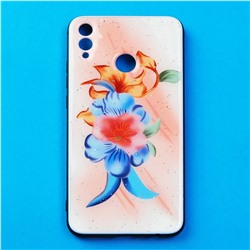 Чехол для смартфона Honor 8X (Принт цветы, пластик)