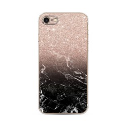Силиконовый чехол Мраморное море на iPhone 8