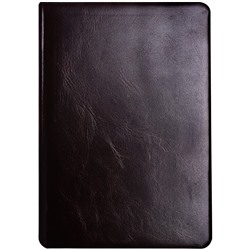 Ежедневник недатир. A5, 136л., кожа, Кожевенная мануфактура Elegant, темно-коричневый