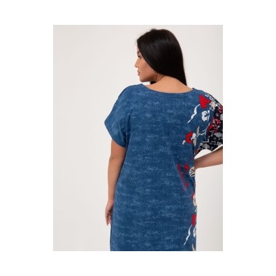 Платье ПТК-437 5027 (Тёмно-синий)