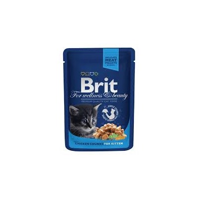 Brit Premium пауч д/котят курица 100г 100309