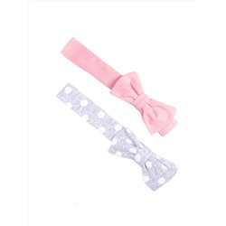 Набор повязок 919Н3 серо-белый, розовый