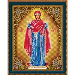 Алмазная мозаика 27х33 LP 108 Икона Пресвятой Богородицы Нерушимая Стена