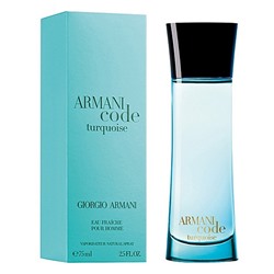 GIORGIO ARMANI CODE TURQUOISE FOR MEN EAU FRAICHE 75ml