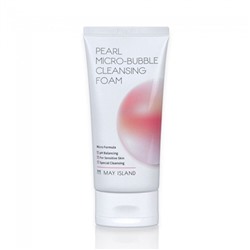 KR/ MAY ISLAND Pearl Micro-Bubble Cleansing Foam Пенка для умывания "Жемчуг", 120мл