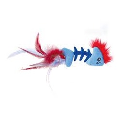 Petstages игрушка для кошек Play Fish Bone голубая