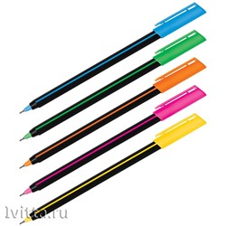 Ручка шариковая Luxor Stick Soft Touch, синяя (3шт.)