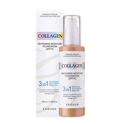 Тональный крем для лица «Осветление» Collagen ENOUGH 100 мл #21