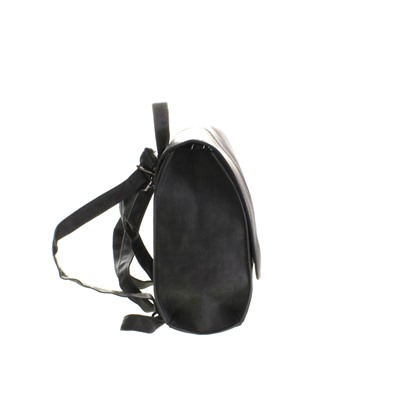 Миниатюрная сумка-рюкзачок Titanium из эко-кожи графитового цвета.