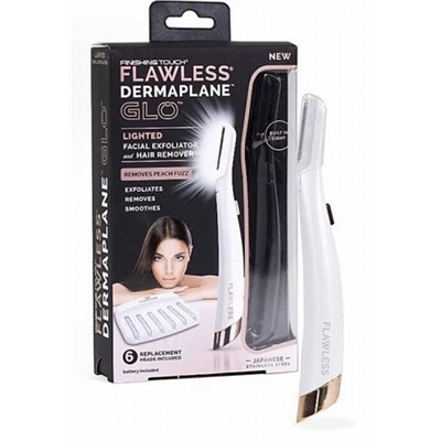 Триммер для лица Flawless Dermaplane GLO