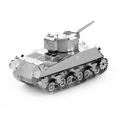 Металлический 3Д пазл T21109 Танк Sherman