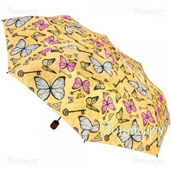 Легкий женский зонтик с деревянной ручкой ArtRain 3535-26