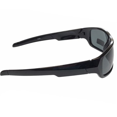 См. описание. Стильные мужские очки Treo в чёрной оправе с чёрными линзами.