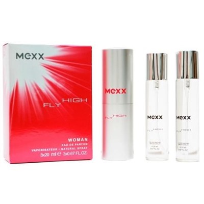 Парфюмерная вода 3*20 мл Mexx Fly High Woman for women