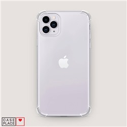 Противоударный силиконовый чехол Прозрачный на iPhone 11 Pro Max