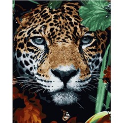 Картина по номерам 40х50 OK 10228 Эксклюзив!!! Леопард в кустах