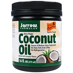 Jarrow Formulas, Органическое кокосовое масло Extra Virgin, 16 унций (473 г)