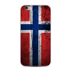 Силиконовый чехол Флаг Норвегии 1 на iPhone 6S