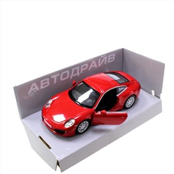 Модель машины Porsche 911 Carrera S масштаб 1:32 (длинна 12см)  красного цвета.