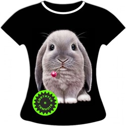 Женская футболка с Кроликом 930