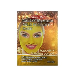 Маска-пилинг для лица Dear She Galaxy Diamond Gold Peel-Off Mask 10 шт оптом