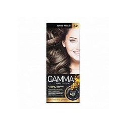 Gamma Perfect color Крем - краска Тон 6.0 Темно - русый