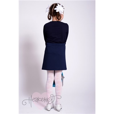 Школьная юбка ЮД 4 (темно-синий)