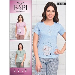 Женская пижама Fapi 8306