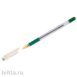Ручка шариковая MunHwa MC Gold зеленая 0,5мм