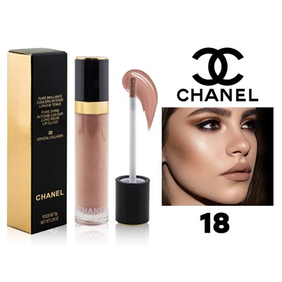Глянцевый блеск Chanel 3D Crystal Collagen, ТОН 18