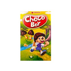 Печенье Чоко Бой (Choco Boy) грибочки с шоколадной шляпкой 45г