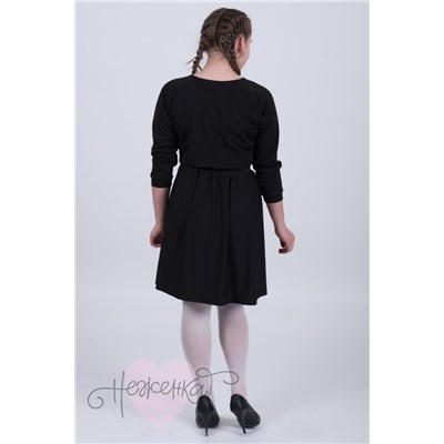 Школьное платье ШФ 7 (черный)