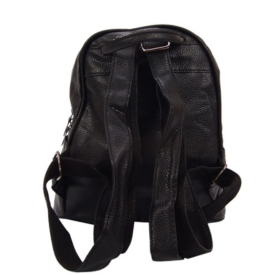 Рюкзак женский с кисточкой черный р-р 20х25х10 арт RM-44