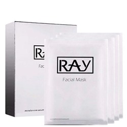 Омолаживающая Маска для Лица с Коллоидным Серебром / RAY Facial Mask Silver (10 штук)