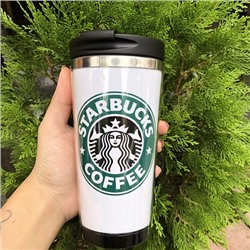 Термокружка Starbucks белая (500 мл)