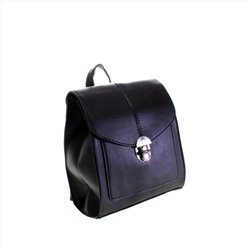 Миниатюрная сумка-рюкзачок Kabarett из эко-кожи черного цвета.