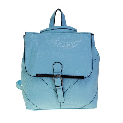 Стильная женская сумка-рюкзак Freedom_nook из эко-кожи бирюзового цвета.