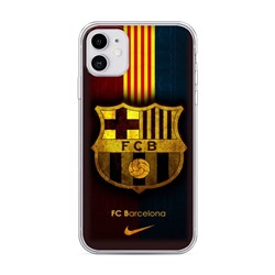 Силиконовый чехол ФК Барселона на iPhone 11