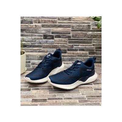 Мужские кроссовки 9001-2 темно-синие