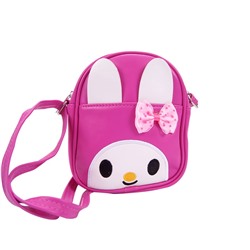 Детская сумочка Кролик цвет розовый р-р 15х18х6 арт ds-8