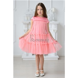 Платье нарядное для девочки арт. ИР-1703, цвет розовый