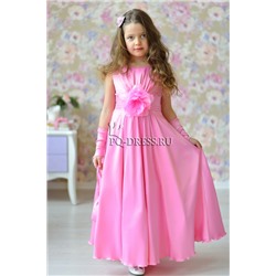 Платье нарядное для девочки "Делия", цвет розовый